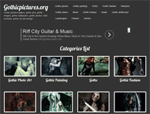 Tablet Screenshot of gothicpictures.org